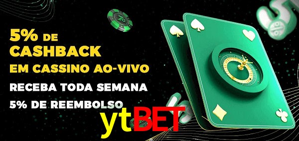 Promoções do cassino ao Vivo ytbet 